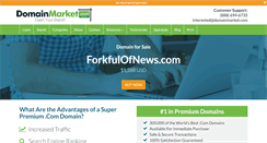 Desktop Screenshot of forkfulofnews.com