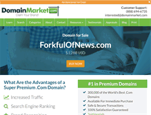 Tablet Screenshot of forkfulofnews.com